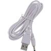 Maxtonser 1m/2m/3m 5V Power Cord USB to 3.5mm x 1.35mm Barrel Jack Adapter Connector Charging Cable Plug Not Support 12 Voltage,Charging Cable