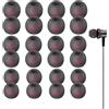 chongning 12 paia di gommini di ricambio in silicone, per isolamento acustico, 3 diverse dimensioni (S/M/L)