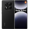 XIAOMI Redmi Note 14 Pro 4G Smartphone 12 + 512 GB, 5500 mAh, grande capacità, display AMOLED, 33 W, ricarica rapida, no NFC, con testina di ricarica, versione europea, nero