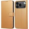 Leacckl Cover per Honor 600/600 Pro 5G, Custodia a portafoglio in Pelle PU Premium [Magnetica a Scatto] [Funzione Stand], Cachi