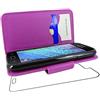 ebestStar - Cover Compatibile con Samsung J1 Galaxy SM-J100F (2015) Custodia Portafoglio Pelle PU Protezione Libro Flip, Viola [Apparecchio: 129 x 68.2 x 8.9mm, 4.3'']