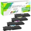 GREENPRINT 4 Colori Cartucce di Toner Compatibile per XEROX VersaLink C400 C400n C400dn C405 C405n C405dn MFP 【Extra Alto Rendimento】 10500 Pagine per Nero & 8000 Pagine per C M Y