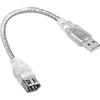 Herfair Cavo FireWire IEEE 1394, da USB a 6 pin maschio-femmina, adattatore dati, convertitore iLink FireWire 400 DV per laptop e videocamera, cavo DV a computer, 0,2