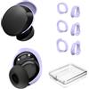 PUCGUE [3 paia] Copriauricolari per auricolari Bose New QuietComfort (2024), in silicone, accessori per auricolari Bose New QC, kit di ricambio antiscivolo (S, M, L) (Lilla)