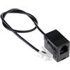 XAGMODSHN Cavo adattatore convertitore da RJ45 a RJ11, connettore da Ethernet a linea telefonica RJ45 8P8C maschio a RJ11 6P6C femmina cavo