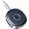 Mohard Ricevitore Bluetooth 5.3, Mini Aux Bluetooth Auto per Stereo/Cuffie Cablate/Altoparlante, Jack 3.5 mm Adattatore Amplificatori, 16 Ore di Riproduzione, Chiamate in Vivavoce, Connessione Doppia