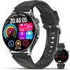 YUPENG 2026 Nuovo Smartwatch Donna con ECG/HRV/Acido Urico/Lipidi,1.32 AMOLED Orologio con 24H Chiamate, Pressione Sanguigna, Salute femminile, Cardiofrequenzimetro, Sonno, SOS, Fitness Watch Android e iOS