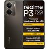 realme P3 5G Smartphone 12+512 GB, Processore Snapdragon 6 Gen 4 5G, Batteria titanica da 5260mAh,Ricarica rapida da 45W, AMOLED da 120 Hz, Luminosità di picco a 2.000 nit, IP69, Grigio rr