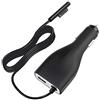SUPERNIGHT Surface Caricatore da Auto per Computer Portatile, 36W 12V 2,58A per Microsoft Surface Pro (2017), Book, Pro 3/4, Con Porte USB 5V 2,1A Ricarica Rapida per Smartphone