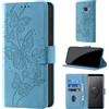 CaseGla Cover per Samsung Galaxy S9 5,8 Pollici, Azzurro | Blocco RFID, Portafoglio Pelle PU, Flip Libro, Porta Carte, Magnetica Libretto, Antiurto Protezione Completa