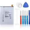 SwarKing Batteria di ricambio compatibile con Samsung Galaxy Tab S2 8.0 SM-T710 T710 EB-BT710ABE con toolkit