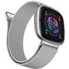 TOPsic Metallo Cinturino per Fitbit Versa 4/Versa 3, Bracciale di Ricambio in Metallo in Acciaio Inossidabile con Fibbia Magnetica Cinturino per Fitbit Sense 2, Sense 1, Versa4, Versa3
