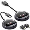 WELUSOPU 2026 HDMI Wireless 4K with Display OLED, 2.4/5G Trasmettitore e Ricevitore, Supporta 8TX a 1RX, 1080P@60Hz, WELUSOPU Plug & Play per Wireless Streaming Video Audio da Laptop/Box/PC a HDTV/Proiettore