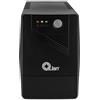 QIAN Gruppo di Continuità UPS Line 500VA Torre Mini Compatta Carica Rapida Protettore di Sovratensione 300W Potenza in Uscita 220/230 VCA 2 Prese Schuko (Nero)