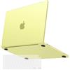 MOSISO Custodia Compatibile con MacBook Neo 13 Cover A18 Pro 2026 | Naturale Ultra-Sottile Copritastiera&Case per MacBook Neo 13 pollici, Agrumi Opaco