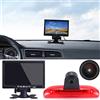 sedodogo Con monitor LCD da 7 pollici, super HD 1280p, per auto, terzo tetto, top mount, freno, luce posteriore, telecamera di backup per Fiat Ducato 244, bus, furgone/Peugeot Boxer/Citroen Jumper Relay 2002