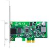 GLOTRENDS ST7474 Scheda di Rete PoE+, Porta di Rete RJ45 Ethernet Gigabit 10/100/1000Mbps, Interfaccia PCIE 1.1 X1, Supporto Standard & Bassa Profondità
