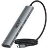 Acer Hub USB C 5 in 1 con HDMI 4K, alimentazione da 100 W, 3 porte dati USB A, adattatore multiporta USB C a HDMI per laptop, PC, tablet, MacBook Pro/Air, iPad Air/Pro, iMac, iPhone 16/17 Pro/Pro Max