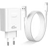 ASKUBSKU Caricatore 45 W e 1 Metro Cavo USB C per Honor 600 Lite 5G, 45 Watt Ricarica Rapida Adattatore Caricabatterie USB e 6A Tipo C Cavo per Honor X8d X80i X7d X8c X7c Play 80 Pro MatePad Tablet
