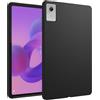 QJONSIU Cover Compatibile con Lenovo Idea Tab Plus 12.1 2025, Antiurto Ultra-sottile Posteriore Antiscivolo, Morbido TPU Protettiva-Nero