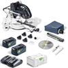 Festool KSC 60 EB 5,0 I-Plus KAPEX (con lama per sega circolare, morsetto a vite, luce a LED, fascia angolare, rialzo, sacchetto raccoglipolvere, chiave a brugola, set di energia)