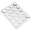 bricoleva.it Gommini tondi adesivi in Silicone Trasparente - Paracolpi per Porte, Mobilio, Cassetti, Armadi e Finestre - Disponibili in diversi spessori (Ø 13mm, spessore 7,5mm, 20 pezzi)