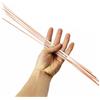 RANRAO Bacchette per saldatura in ottone, 1,0/1,5/2,0/2,5/3,2 mm x 500 mm, fili per saldatura a elettrodo per riparazione saldatura brasatura (5 pezzi da 3,0 mm-5 pezzi)
