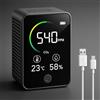 AD Trade and Consulting Rilevatore CO2 3 in 1 - Misuratore di Co2 per Interni - Sensore Di Co2 con Display LCD a Colori - Rilevatore Anidride Carbonica, Temperatura e Umidità con Allarme - NDIR - Casa - Batteria a 6 Ore