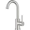 FORIOUS Rubinetto Bagno/Cucina Girevole 360°, Miscelatore Acqua Calda/Fredda con Altezza 9,84'', Miscelatore in Acciaio Inossidabile,installazione facile per bagno, lavandino, piccola cucina