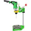 KigerNee Supporto per trapano, 38 - 43 mm, diametro del colletto, multifunzione, per banco da lavoro, girevole a 90°, per trapani a mano, legno/metallo, montaggio da tavolo