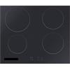 N2 ELECTROITALY Piano Cottura Induzione 4 Fuochi Larghezza 59 cm in Vetroceramica colore Nero