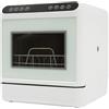 Loohacp Lavastoviglie, mini lavastoviglie portatile compatta con 4 programmi di lavaggio, asciugatura ad aria calda e conservazione antibatterica per 72 ore, senza installazione, per cucina, camper, campeggio