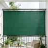 dabin007 Telo Ombreggiante Verde 3x6m Rete Ombreggiante per Esterni Con Occhielli,88% Sole/UV Protezione Tessuto Ombreggiantes Traspirante Hdpe Panno Vele Parasole per Giardino/Pergola/Esterno/piscina