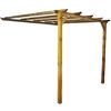 nextradeitalia 1PZ GAZEBO ADDOSSATA IN LEGNO mt 3 x 2,8 - h. 2,5