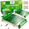 ShadowRealmTech 10 Pezzi Pesciolini d'argento Trappole Scarafaggi - Trappole Pesciolini Argento Blatte Disinfestazione Casa per Scarafaggi Blatte con Attrattivo Integrato, Adatto per la Famiglia Facile da Usare