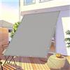 IUCUHE Grigio chiaro Vela Ombreggiante,1.2x2.4M/120x240cm Impermeabile Tenda da Sole per Esterno,Tenda a Vela Impermeabile,per Esterni Pergola Piante Da Patio Serra Auto Piscina,con Occhiellato,Rettangolare