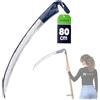 Kadax Garden sensuale fatto di metallo, sensibile alle mani, falce, pieghevole sensuale, sensuale di crescita selvaggia, falce, giardino, grassicelo, foglia sichel, caseari, kleinsichel (80 cm)