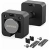 Zipro Square Manubrio regolabile 16 kg - Set di manubri compatto in un unico design quadrato Sistema di cambio rapido Piastre in acciaio Manubrio per palestra domestica