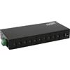 EXSYS HUB metallico EXSYS GmbH a 10 porte USB 3.2 Gen 2x1, 10x USB-C, 79,5W (EX-12270HMS)
