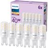 Philips LED Standard Lampadina 40W G9 WW ND 6CT/6 EC 6 pezzi P..
