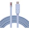 Merkloos Cavo USB2.0 maschio a RJ45 maschio per switch router - Cavo piatto per console seriale CAT5 da 18 m per desktop, laptop e switch router con contenuto HTML.