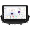 Happiq Autoradio con Bluetooth e CarPlay per Renault Laguna 2 (2001-2007) - Compatibile con Apple e Android - Impianto stereo con sistema di navigazione - 4 GB di RAM, 32 GB di memoria