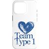 Diabetes Awareness Designs Custodia per iPhone 16 Pro Team Type 1 Supporto per la sensibilizzazione al diabete