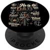 Dad Gifts From Daughter Son Kids Fathers Day Christian Dad Bible Verse PopSockets PopGrip Adesivo