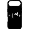 T-Shirts de Pilota di motocross Custodia per iPhone Air Cardiogramma del battito cardiaco del motocross