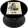 Funny Mexican Designs for Family Funny Mexican Design for Aunt - La Tia Cocinera PopSockets PopGrip Adesivo
