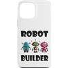 Robots, Space Tech and Robotics Custodia per iPhone 13 Pro Max Robot Builder, divertente Robot