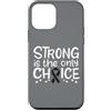 Skin Cancer Awareness Cancer Ribbons Custodia per iPhone 12 mini Nastro nero di Chemo Melanom del combattente del sopravvissuto del cancro della pelle