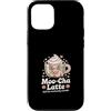Cute Coffee Moo Cha Latte Custodia per iPhone 12/12 Pro Moo Cha Latte Morbido Ma Emotivamente instabile