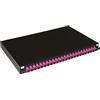Link LK24SC4 Pannello Fibra Ottica 19 con 24 ADATTATORI SC SIMPLEX OM4 PROFONDITA' 250 MM Colore Nero